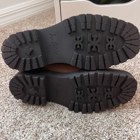 Sam Edelman Tan Suede Ankle Boots size 8 - Picture 6 of 8